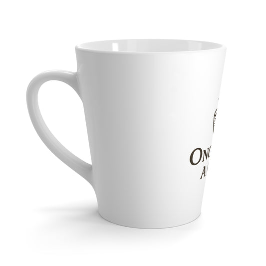 Whimsical Latte Mug with 'Once Upon a Chai' | Coffee Lover Gift, Tea Mug, Cozy Kitchen Decor, Cute Gift for Him/Her