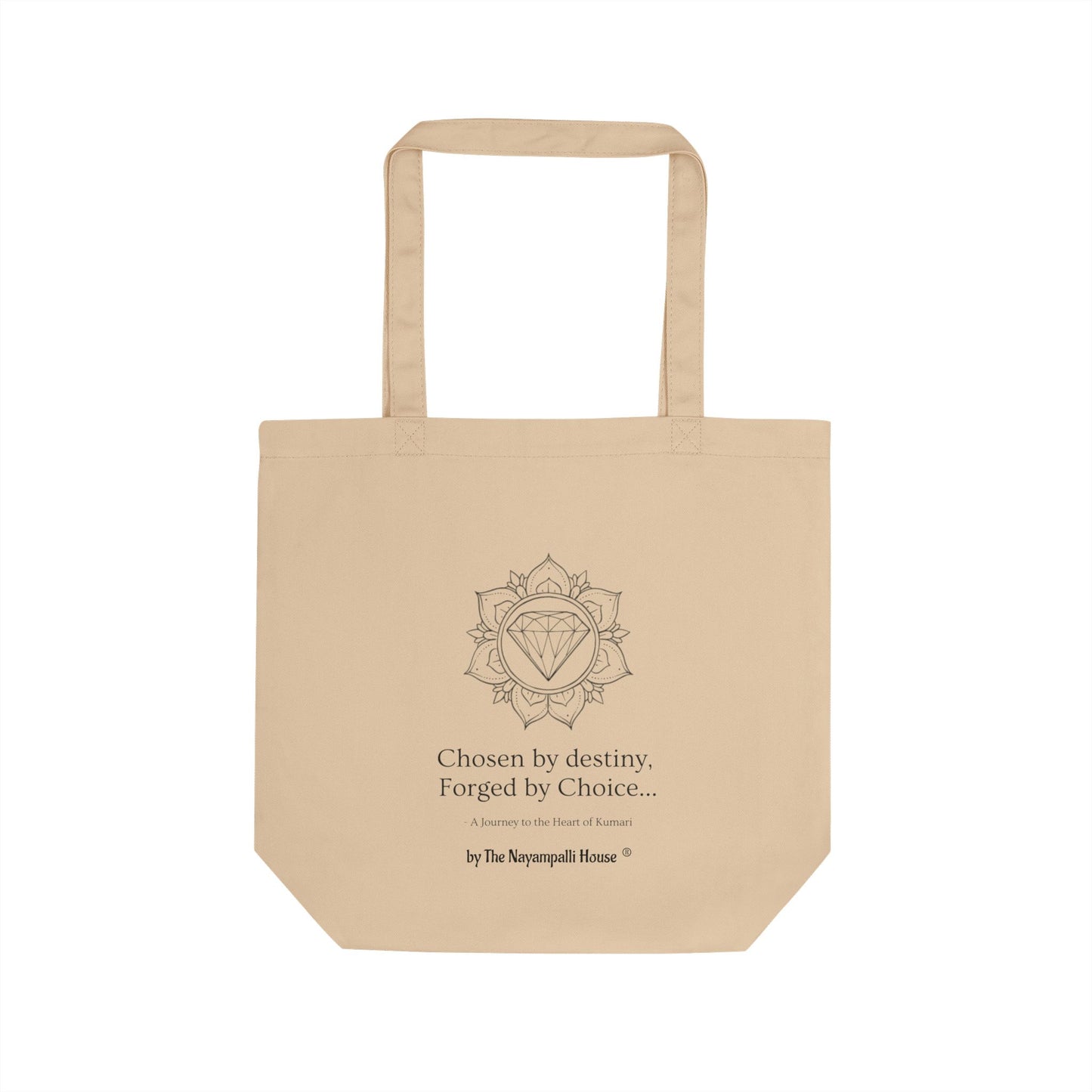 Chosen by Destiny, Forged by Choice – Reusable Tote Bag for Seekers, Dreamers, and Everyday Rituals