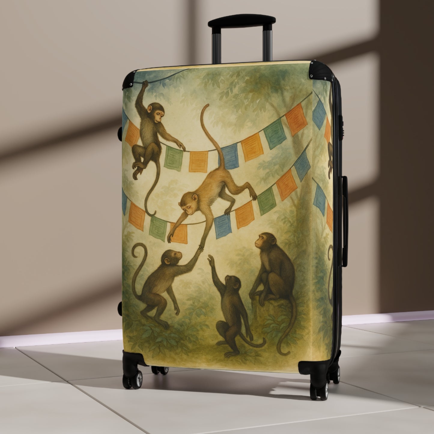 Sacred Courtyard Spinner Suitcase | Lightweight, Durable Luggage with TSA Approved Lock