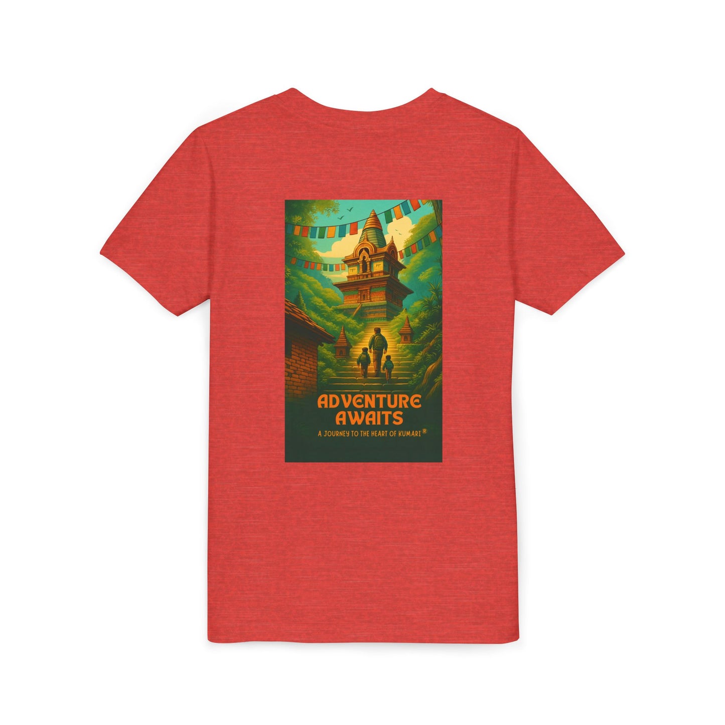 Adventure Awaits Youth Tee - Inspirational Short Sleeve Shirt for Outdoor Fun, Travel Gift, Comfortable Playwear, Summer Adventure, [...]