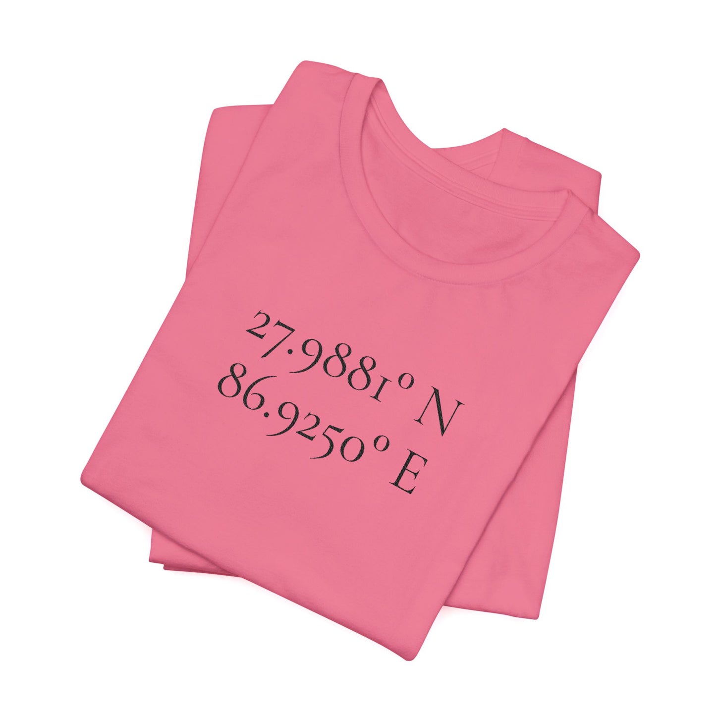 Everest Prayer Flag Coordinates Tee