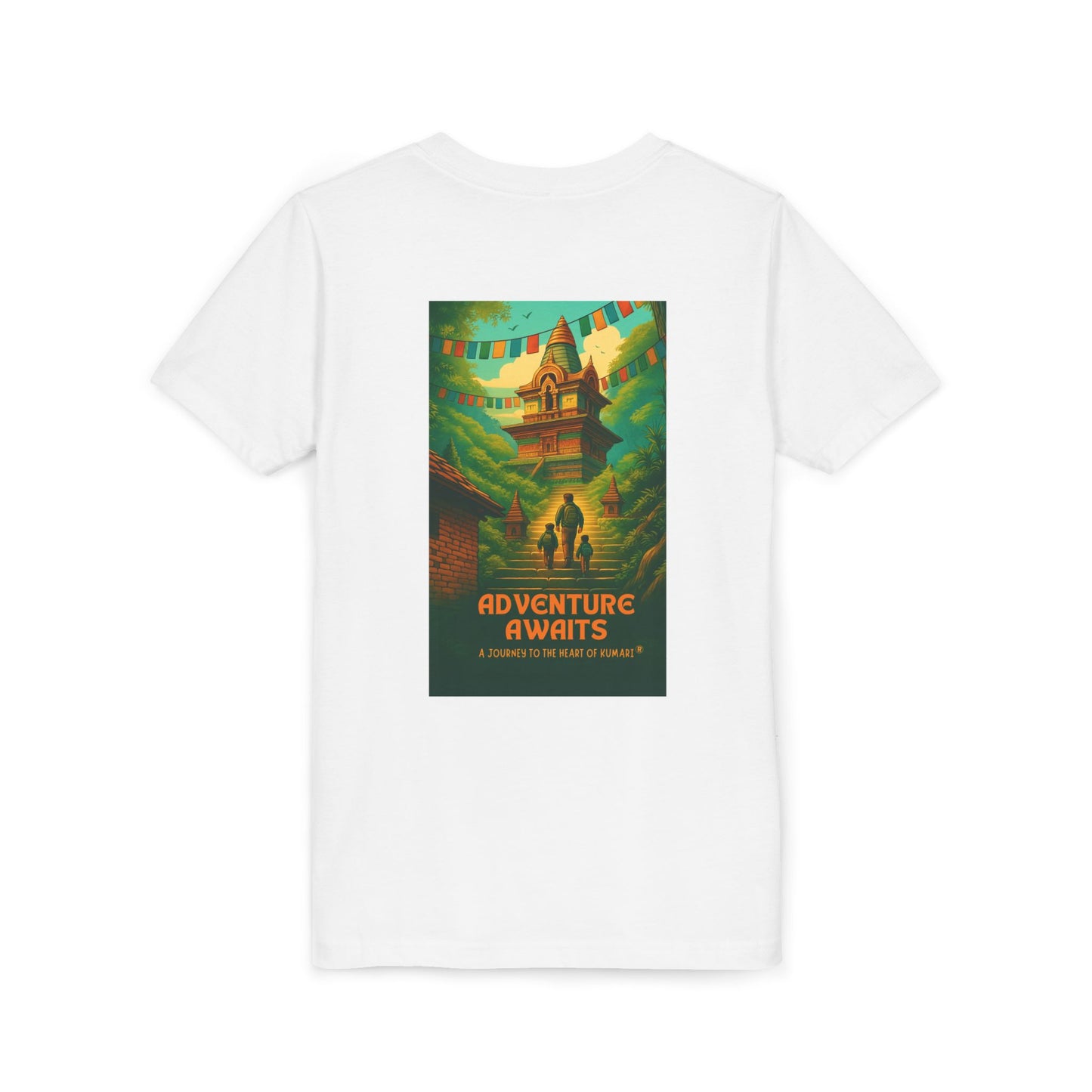 Adventure Awaits Youth Tee - Inspirational Short Sleeve Shirt for Outdoor Fun, Travel Gift, Comfortable Playwear, Summer Adventure, [...]