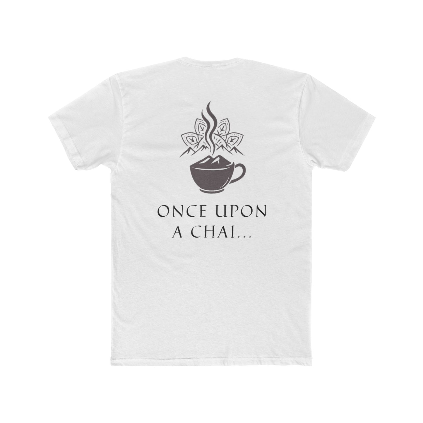 Once Upon a Chai Unisex Cotton Crew Tee