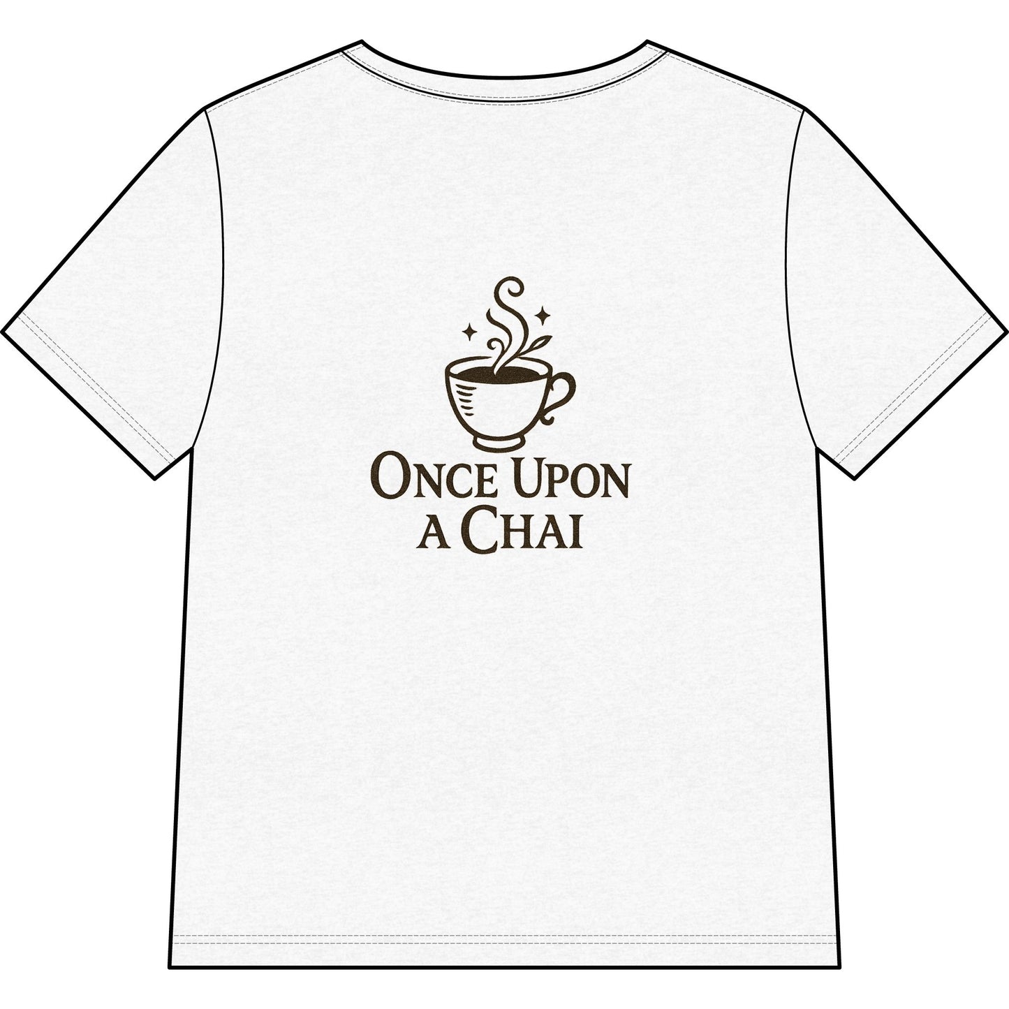 Once Upon a Chai Mountain V-Neck Tee