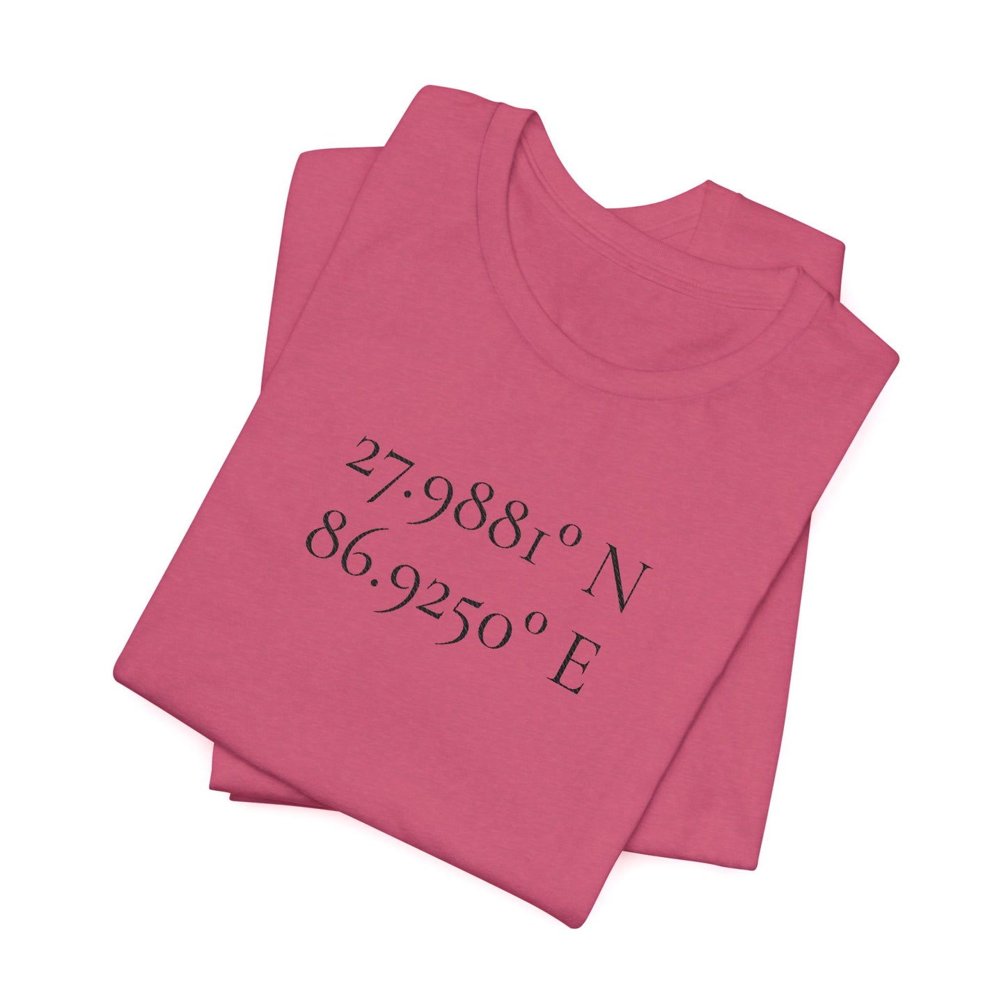 Everest Prayer Flag Coordinates Tee