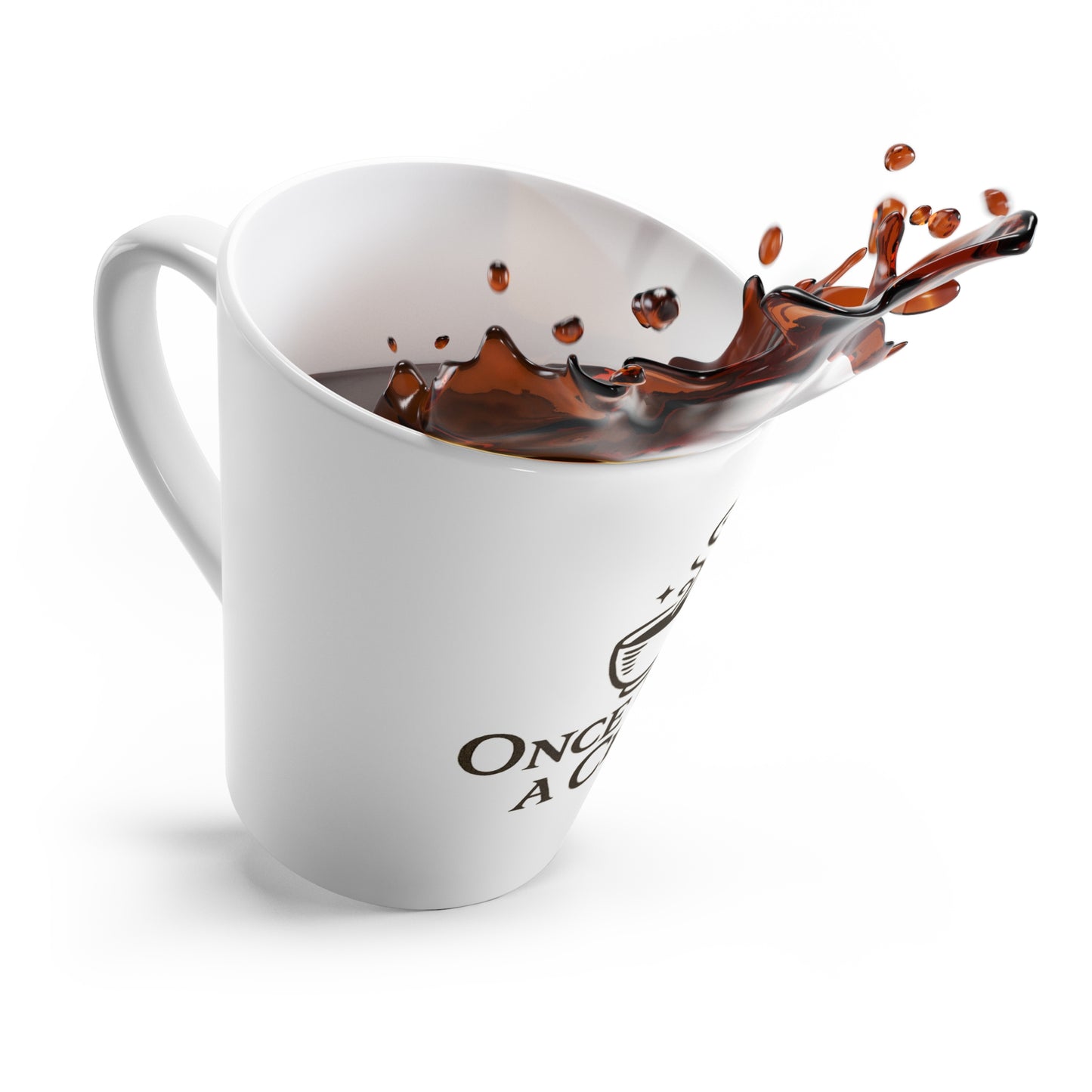 Whimsical Latte Mug with 'Once Upon a Chai' | Coffee Lover Gift, Tea Mug, Cozy Kitchen Decor, Cute Gift for Him/Her