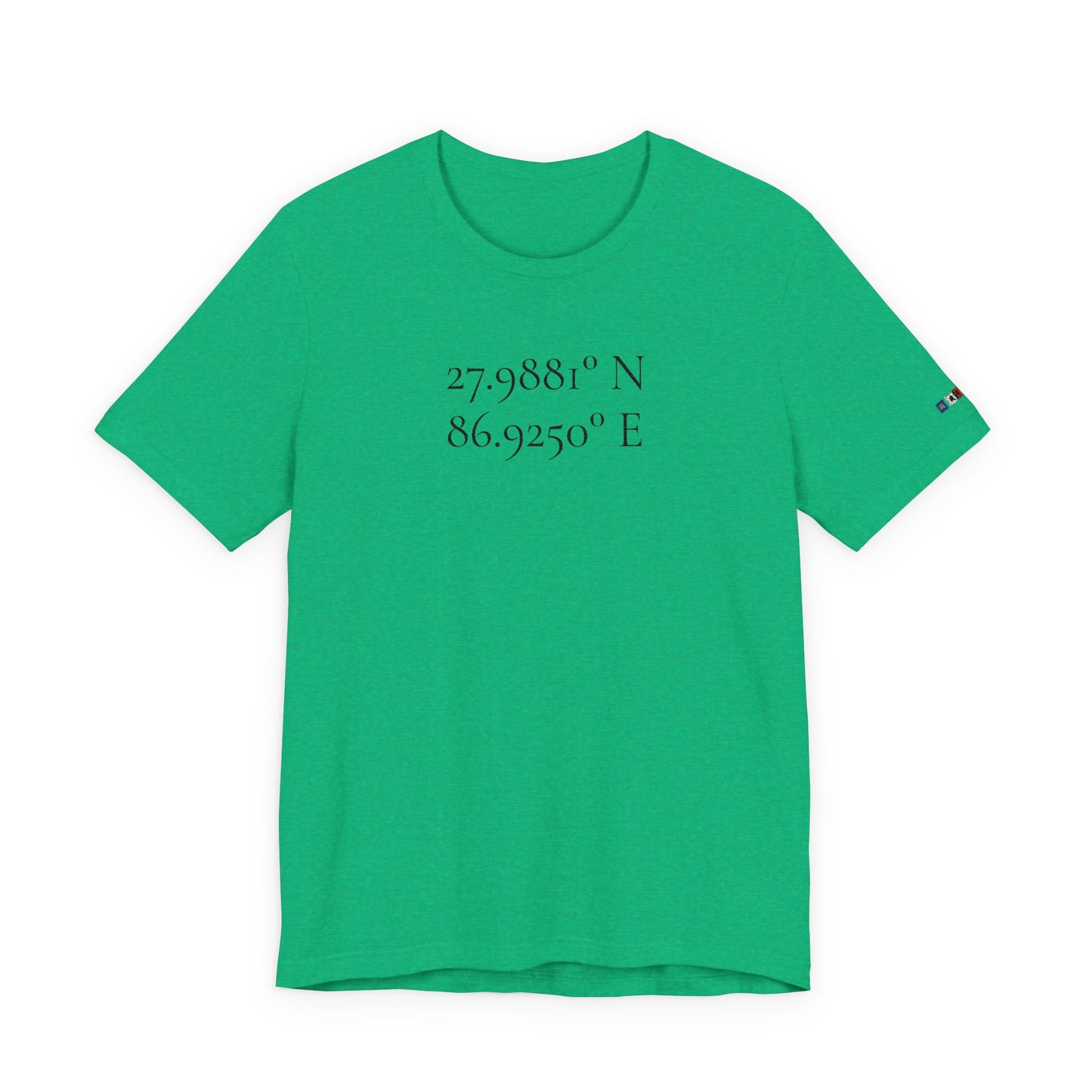 Everest Prayer Flag Coordinates Tee