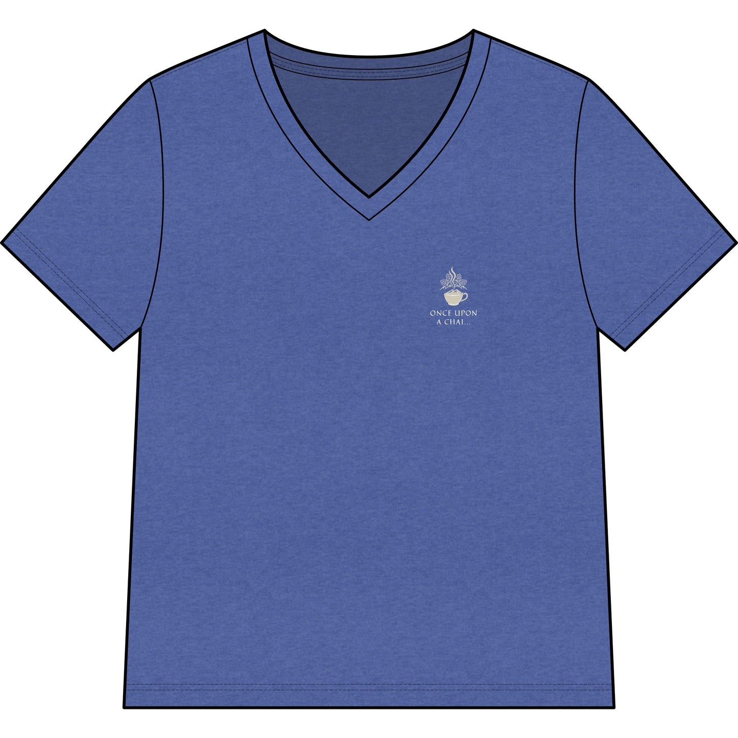 Once Upon a Chai Mountain V-Neck Tee