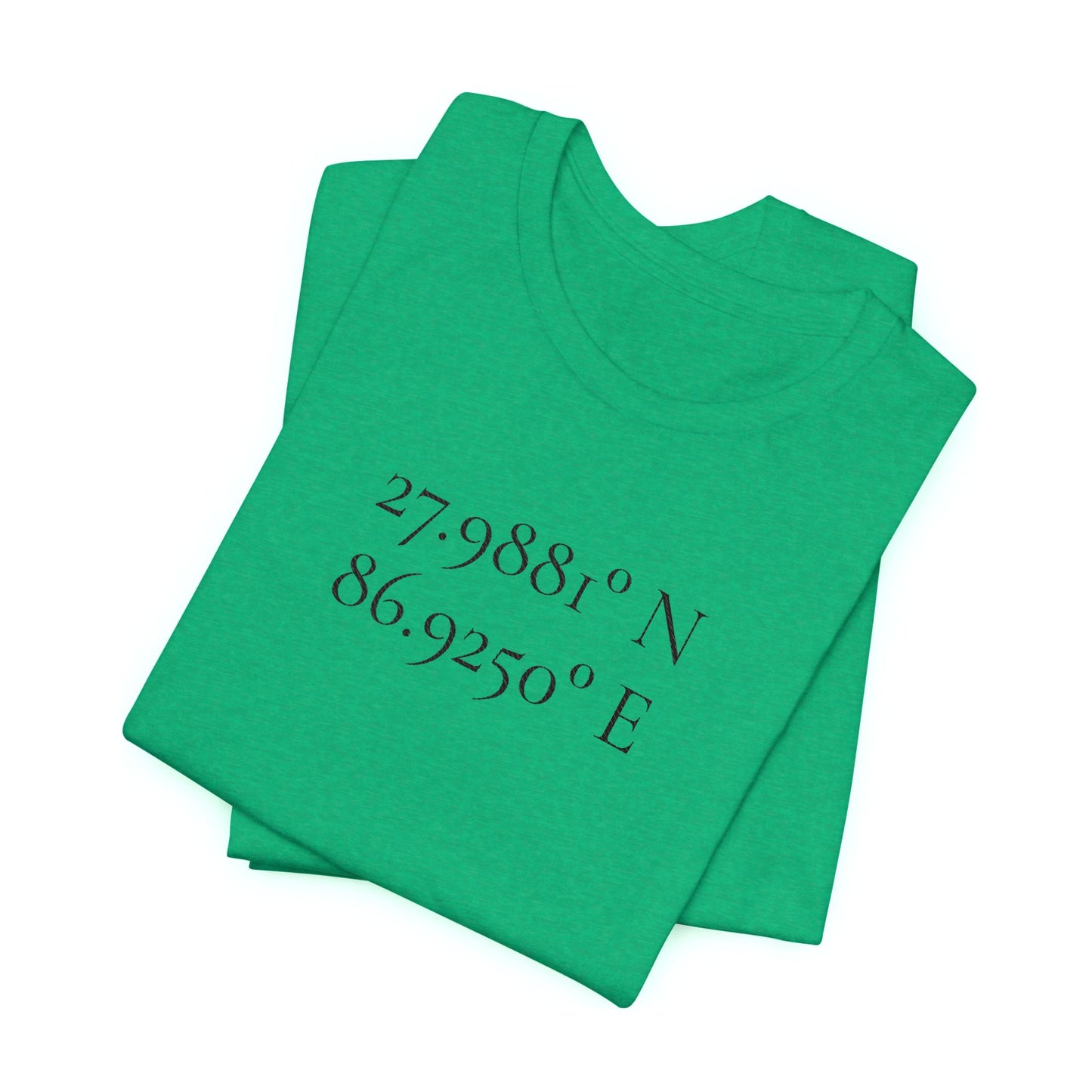 Everest Prayer Flag Coordinates Tee