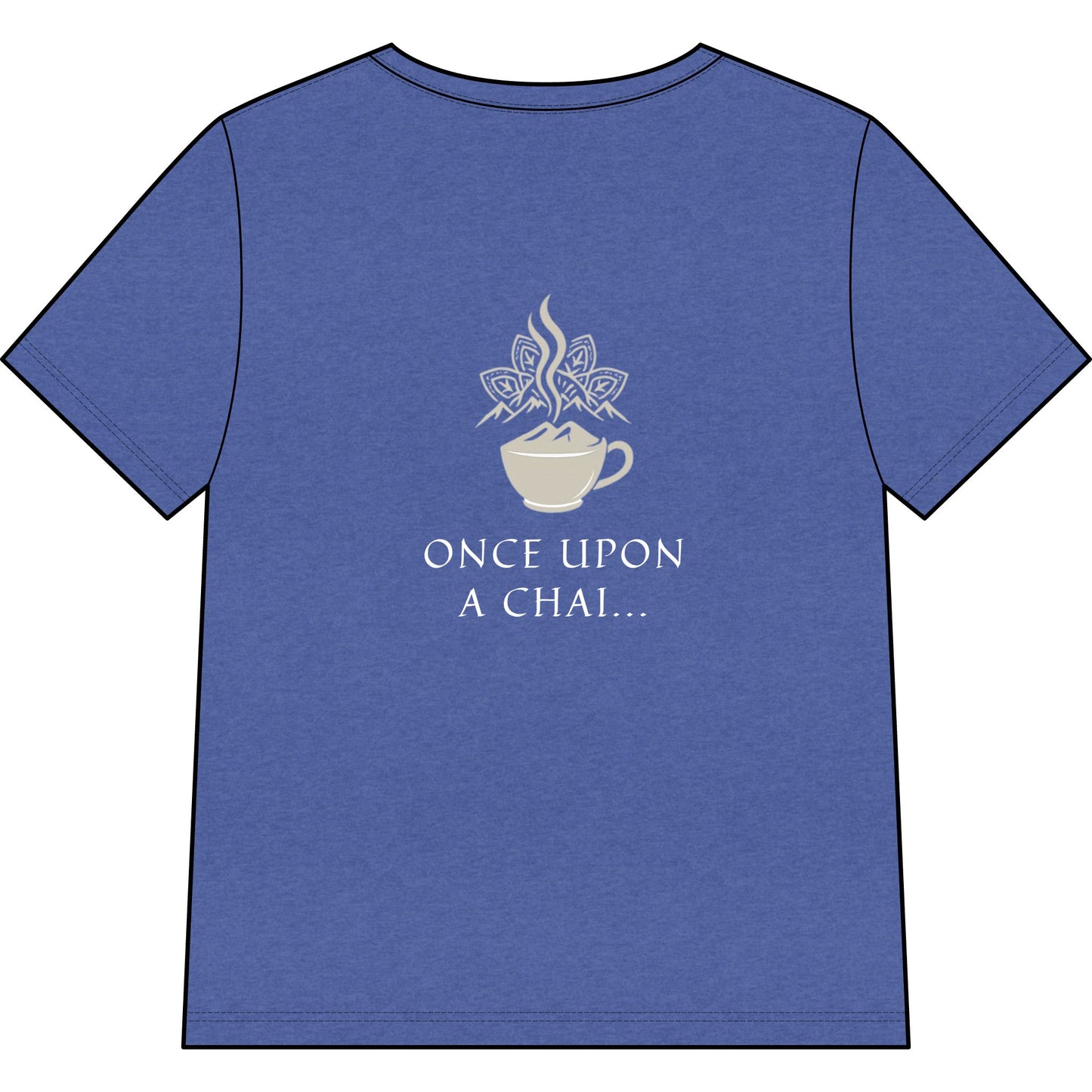 Once Upon a Chai Mountain V-Neck Tee