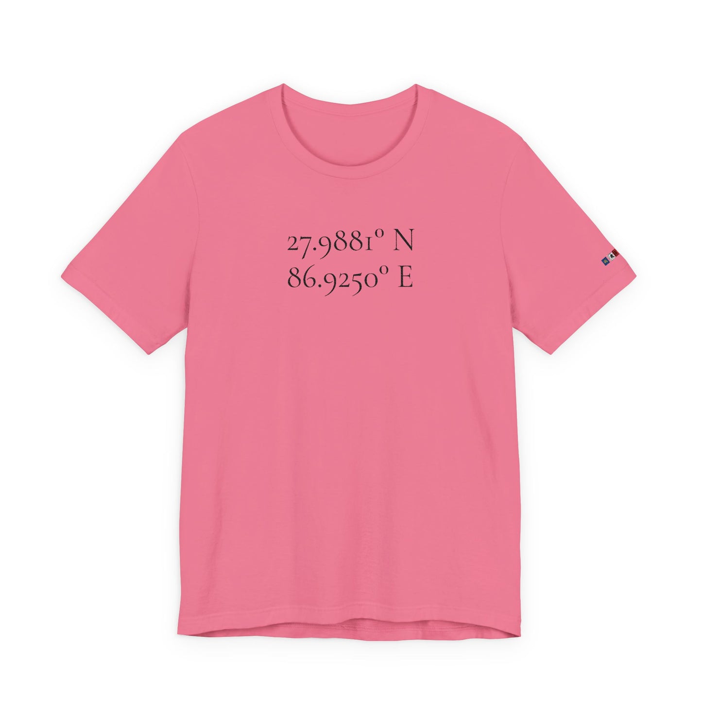 Everest Prayer Flag Coordinates Tee