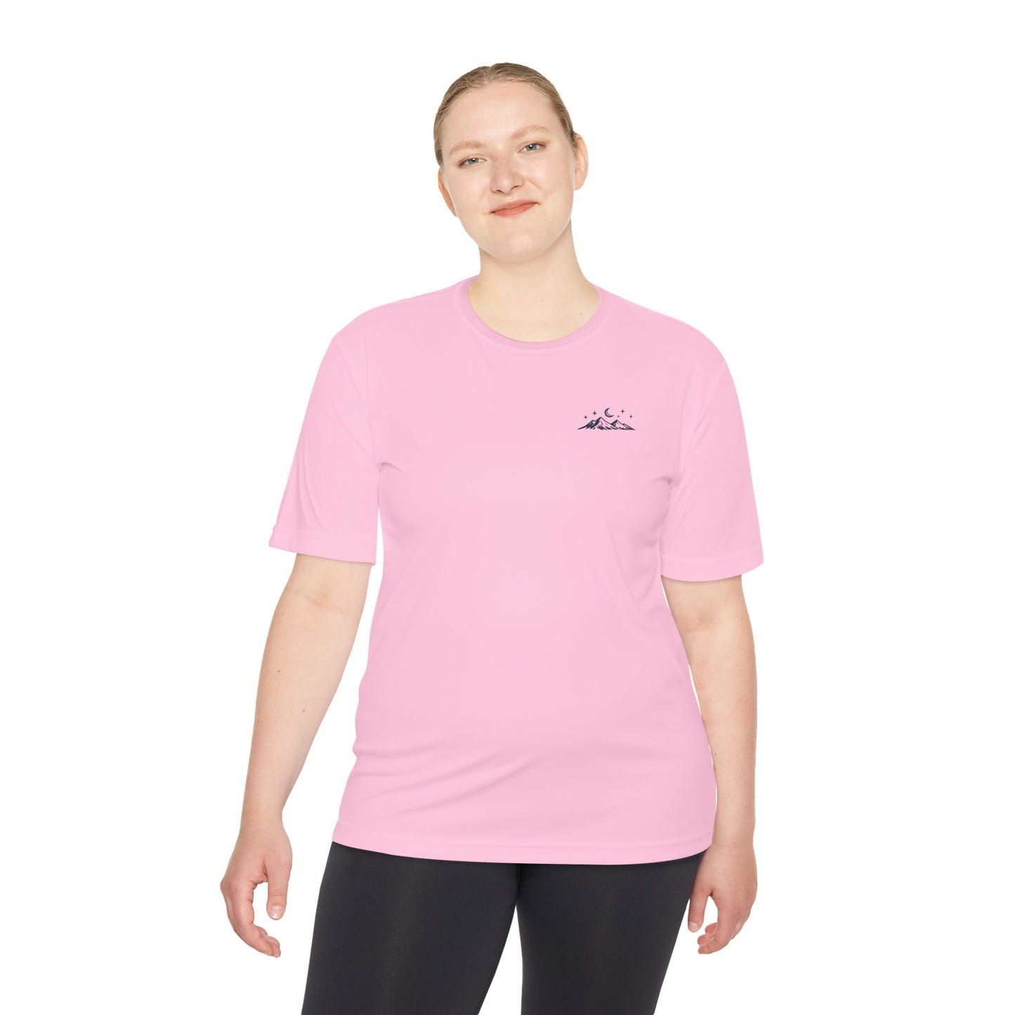 Somewhere Between Books and Mountains Unisex Quick-Dry Tee