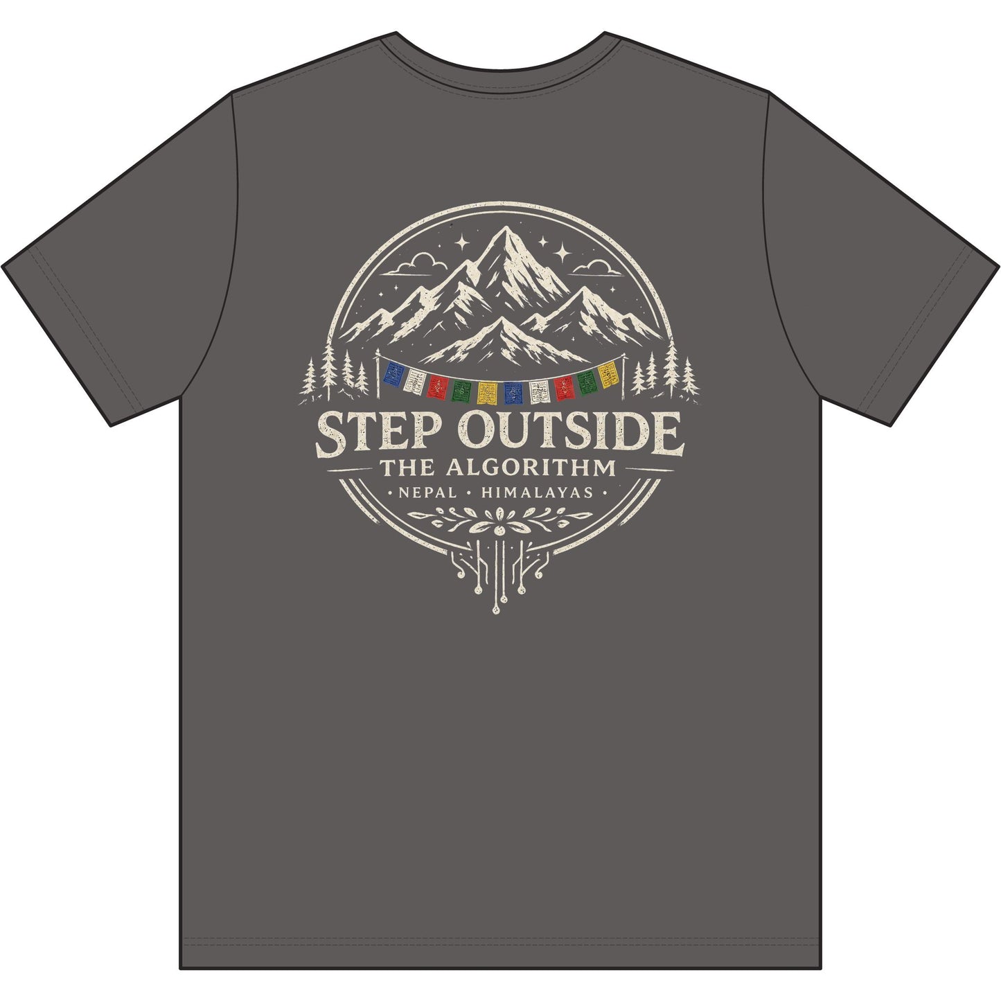 Step Outside the Algorithm – Everest Mountain Tee
