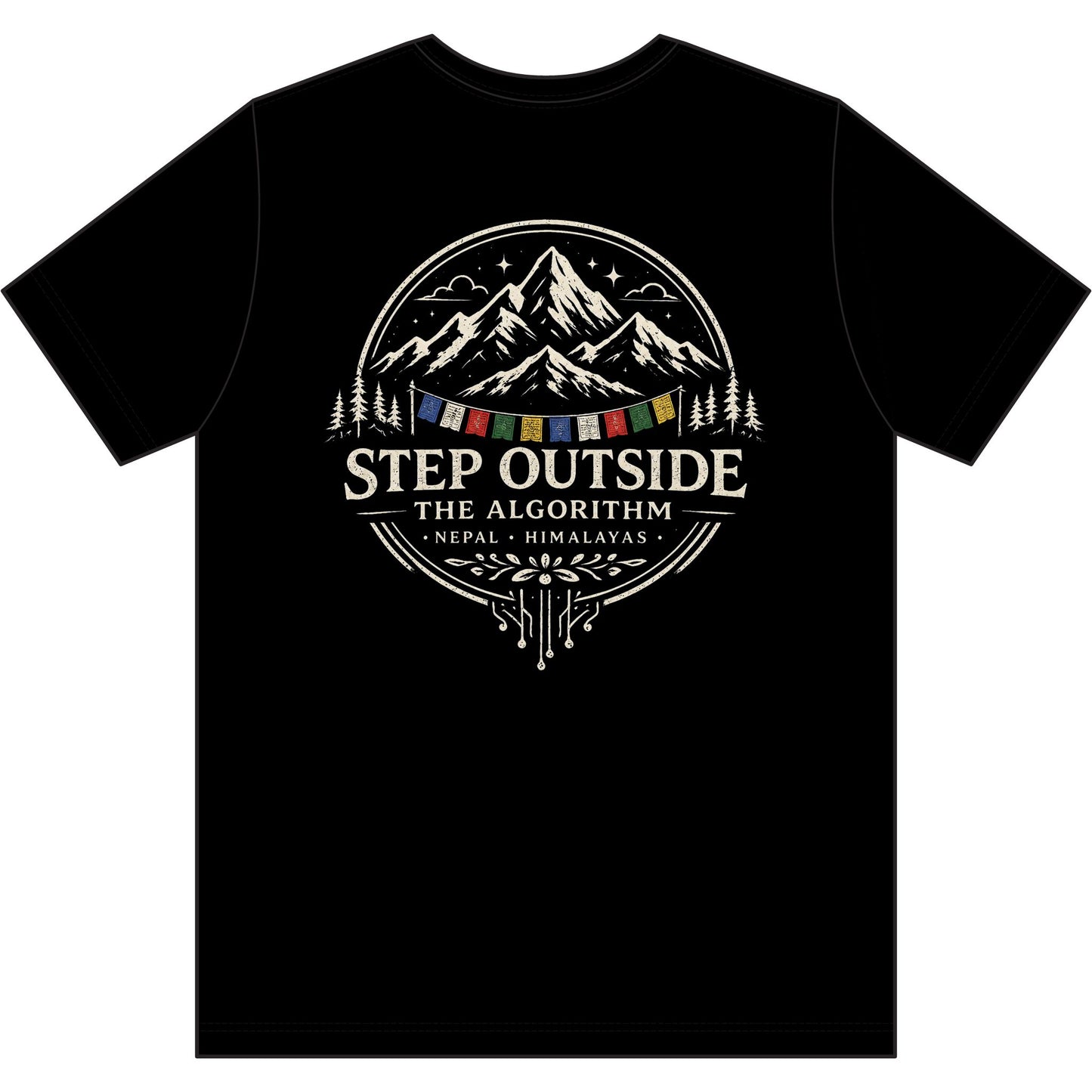 Step Outside the Algorithm – Everest Mountain Tee