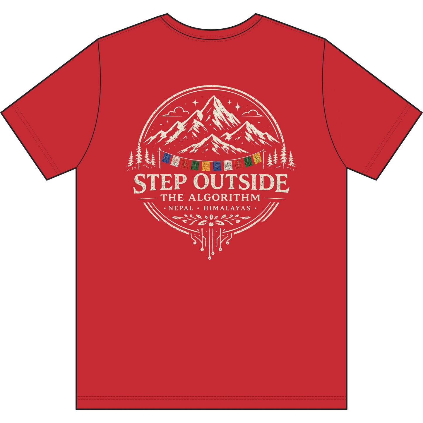 Step Outside the Algorithm – Everest Mountain Tee