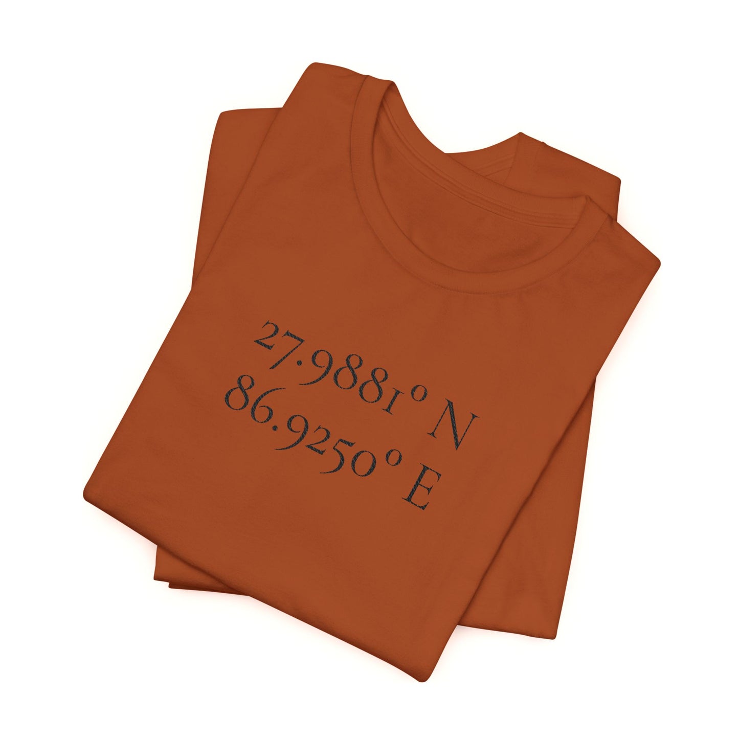 Everest Prayer Flag Coordinates Tee