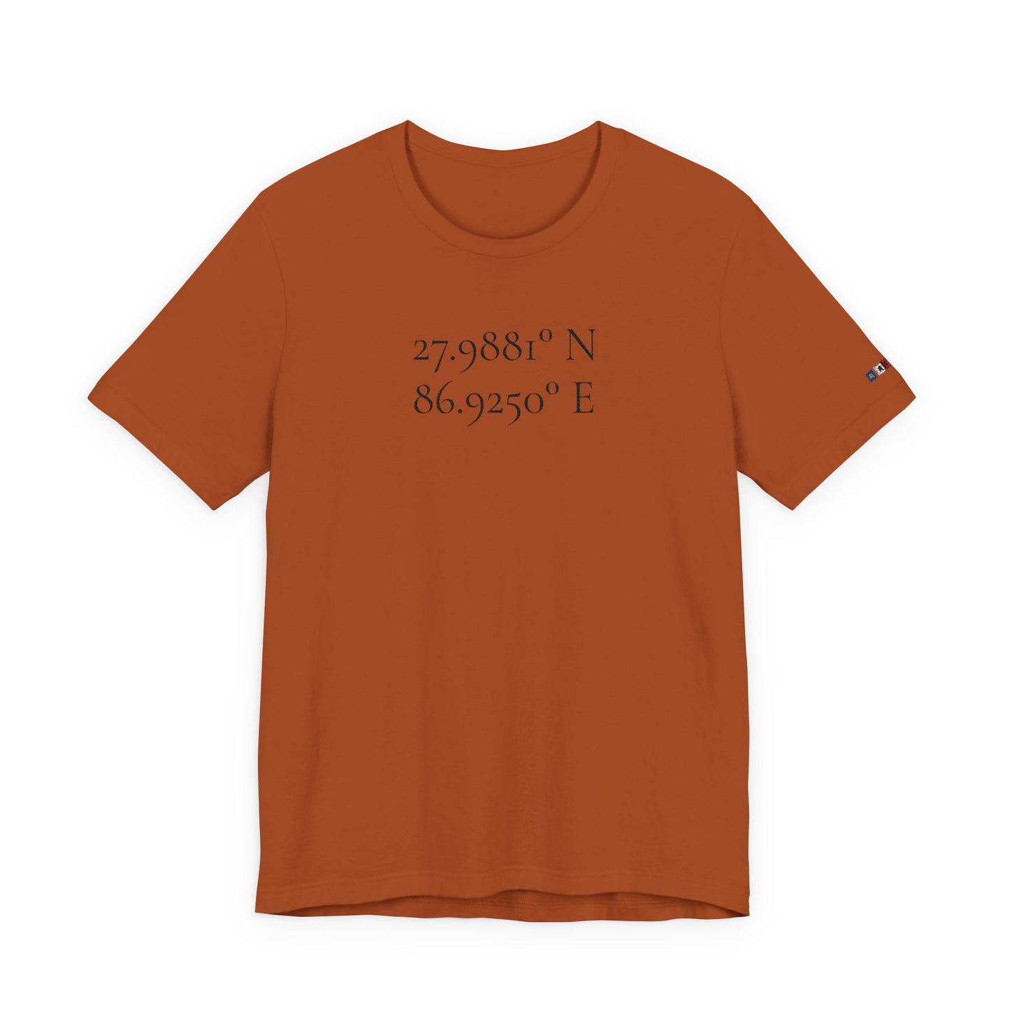 Everest Prayer Flag Coordinates Tee