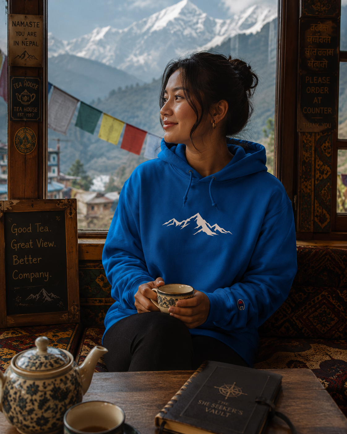 "Forged by Choice" Hoodie by Champion – Motivational Wear for the Journey Ahead | Durable, Comfortable, Timeless Sweatshirt by The Nayampalli House®