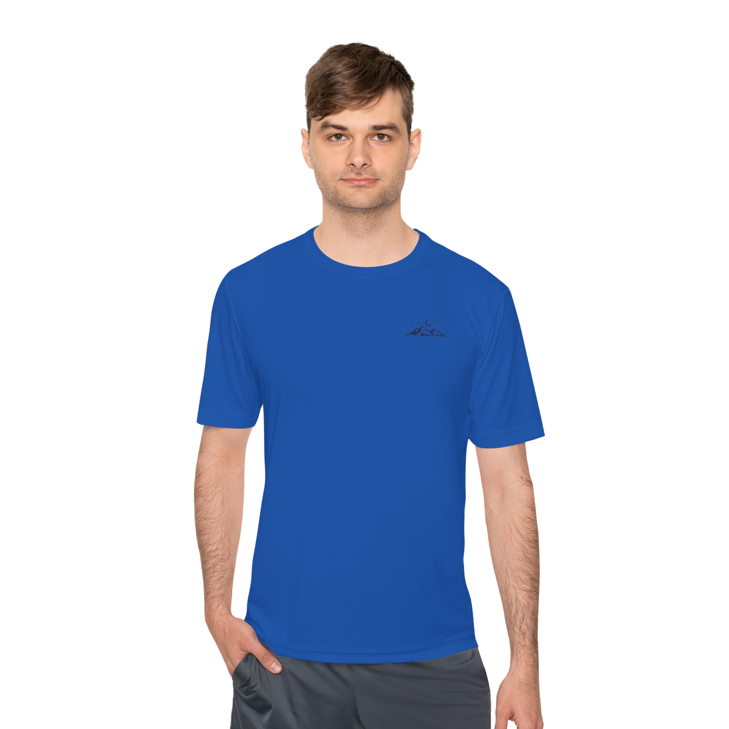 Somewhere Between Books and Mountains Unisex Quick-Dry Tee