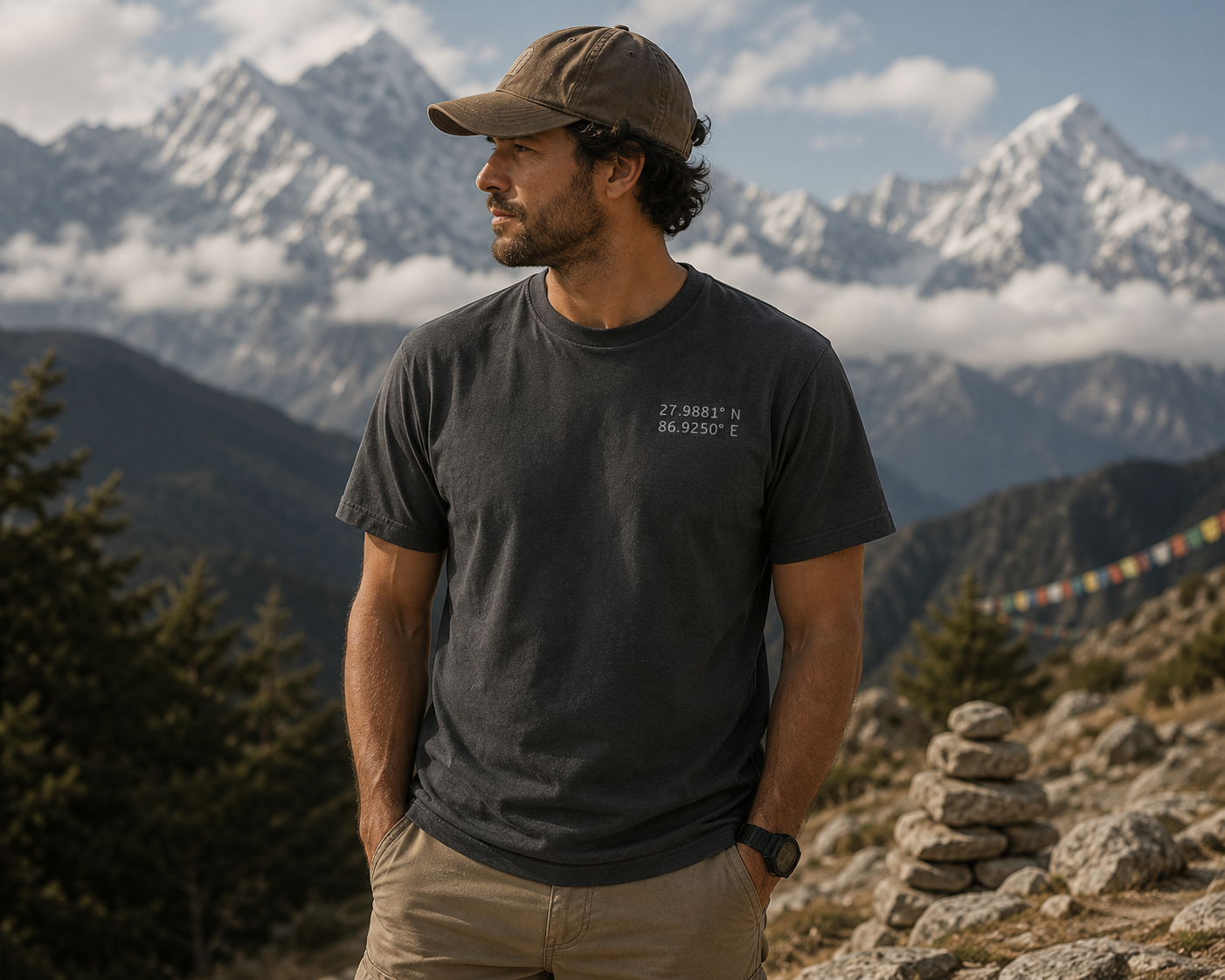 Step Outside the Algorithm – Everest Mountain Tee