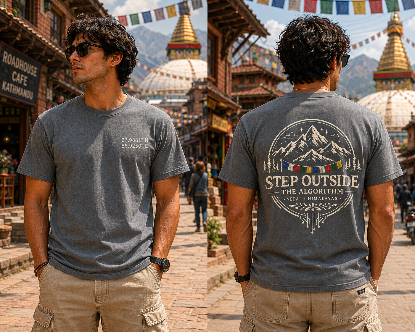 Step Outside the Algorithm – Everest Mountain Tee