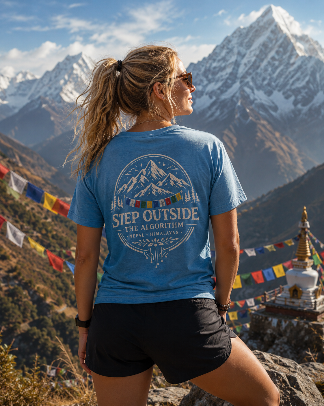 Step Outside the Algorithm – Everest Mountain Tee