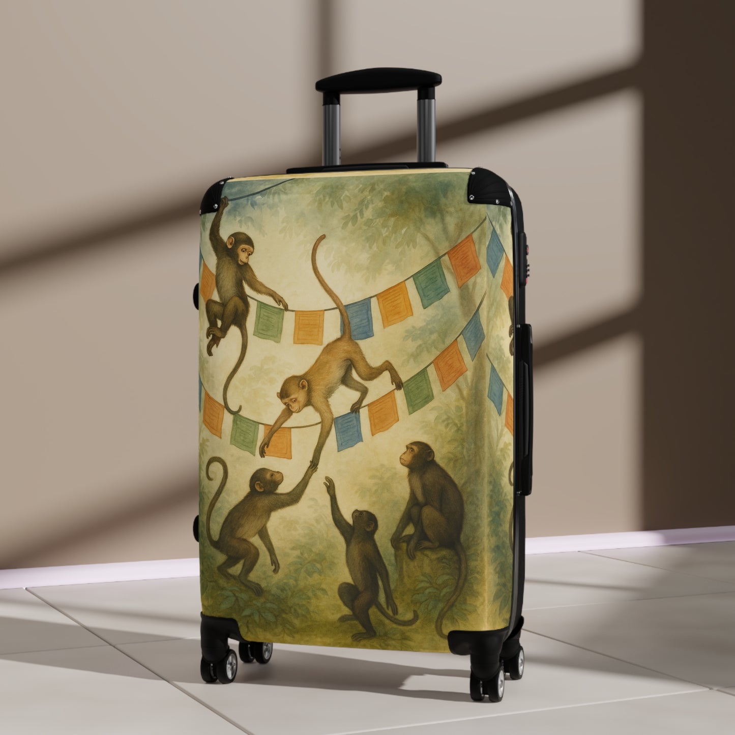Sacred Courtyard Spinner Suitcase | Lightweight, Durable Luggage with TSA Approved Lock