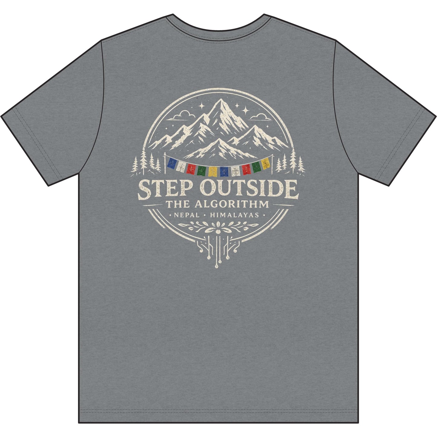 Step Outside the Algorithm – Everest Mountain Tee