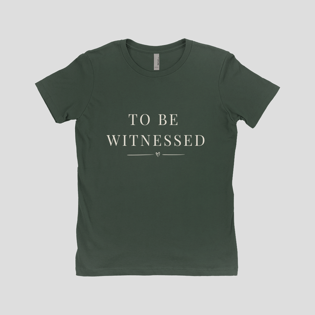 To Be Witnessed Shirt | Literary Quote T-Shirt | Writer Gift | Book Lover Tee | Introvert Shirt | Meaningful Quote Apparel