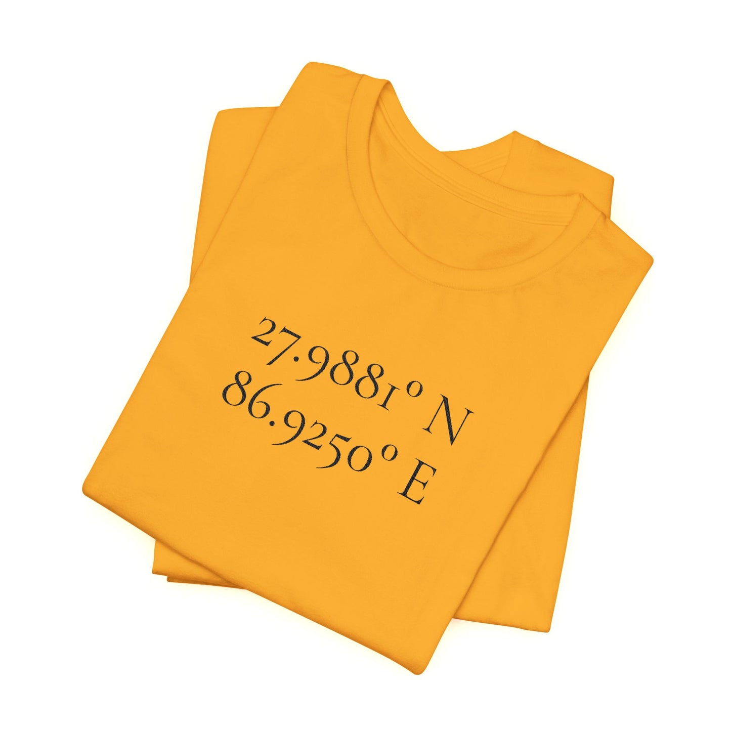 Everest Prayer Flag Coordinates Tee