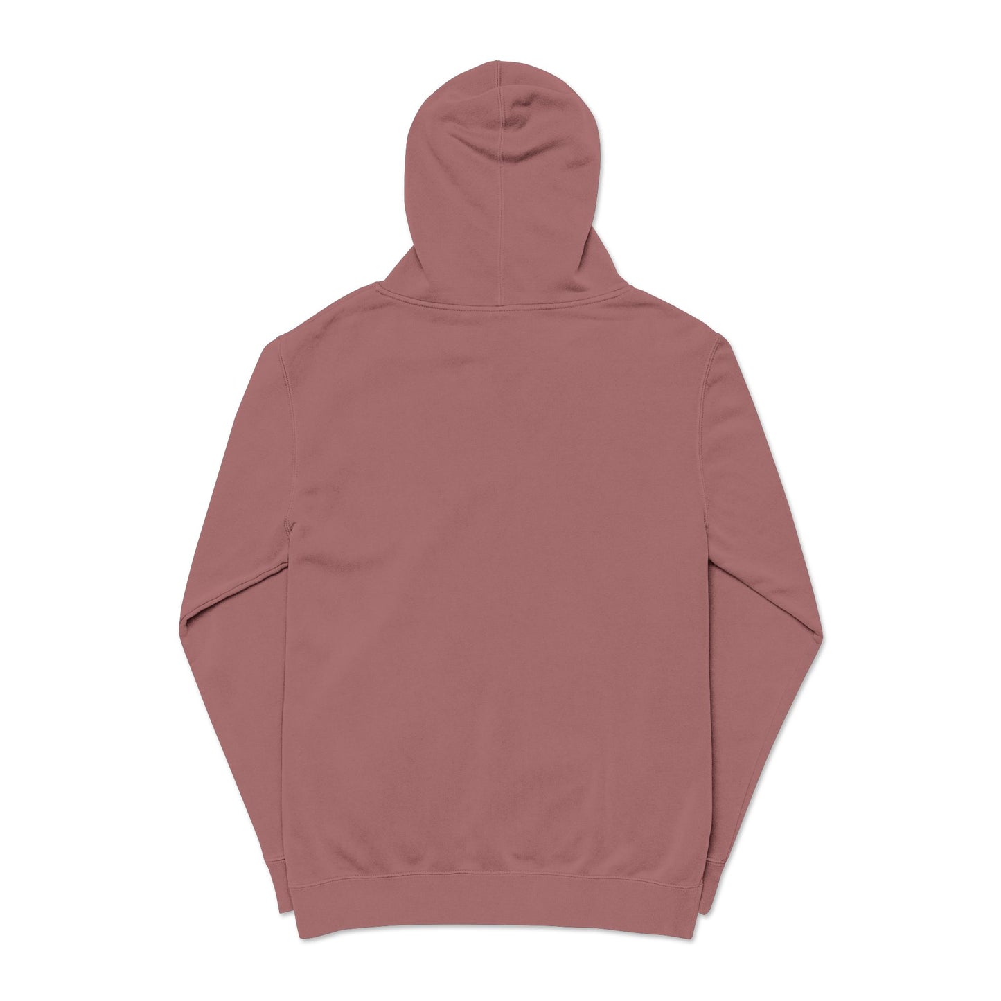 Hoodie — "Bloodlines & Betrayals" Maroon Pigment-Dyed Pullover