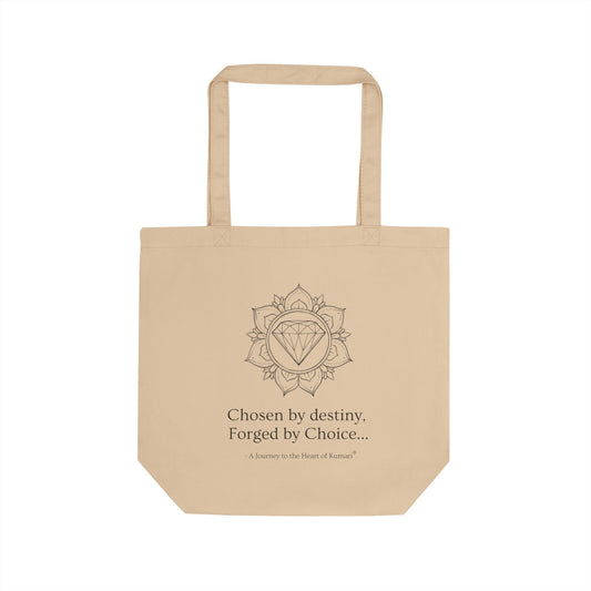 Chosen by Destiny, Forged by Choice – Reusable Tote Bag for Seekers, Dreamers, and Everyday Rituals