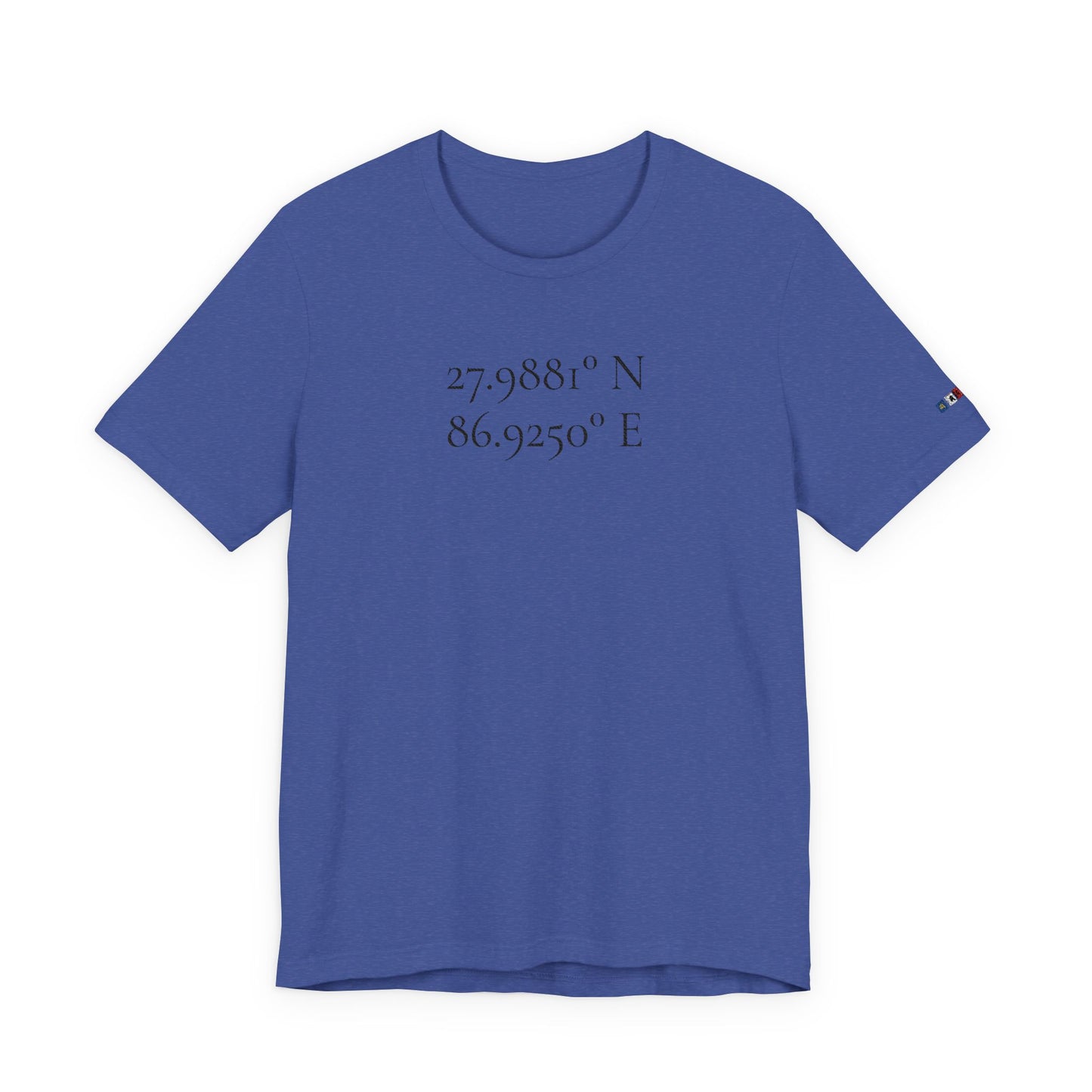 Everest Prayer Flag Coordinates Tee