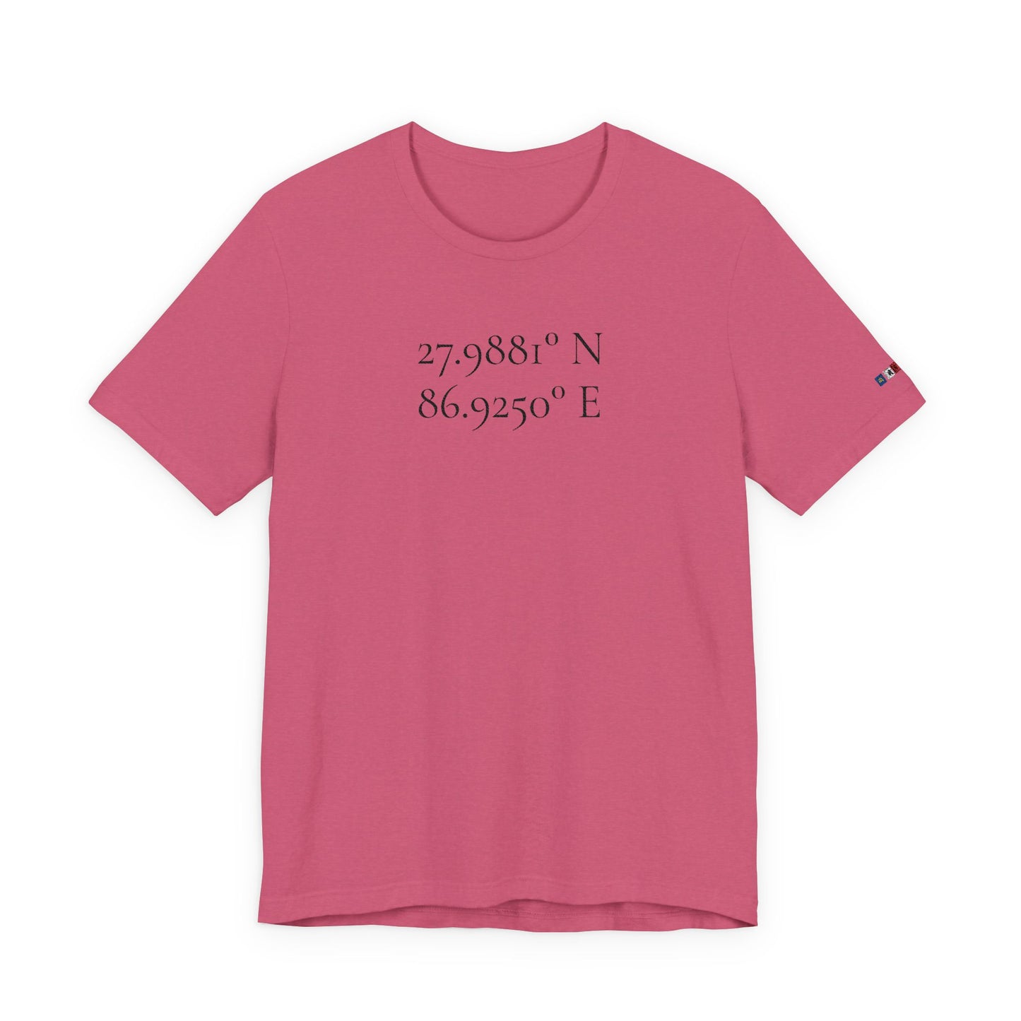 Everest Prayer Flag Coordinates Tee