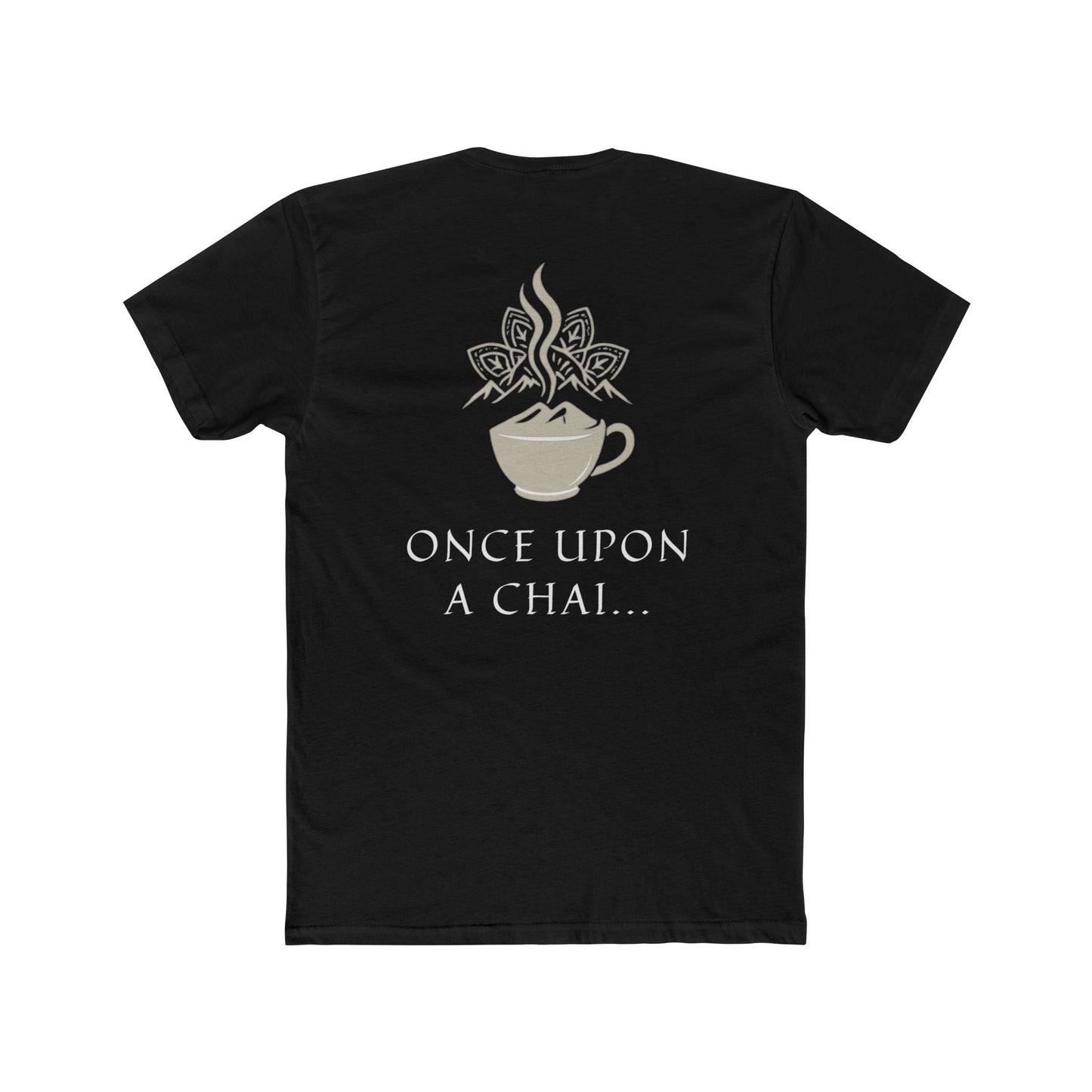 Once Upon a Chai Unisex Cotton Crew Tee