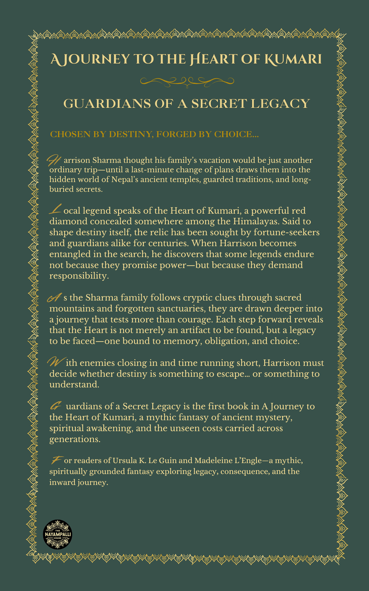 A Journey to the Heart of Kumari: Guardians of a Secret Legacy— Paperback Edition