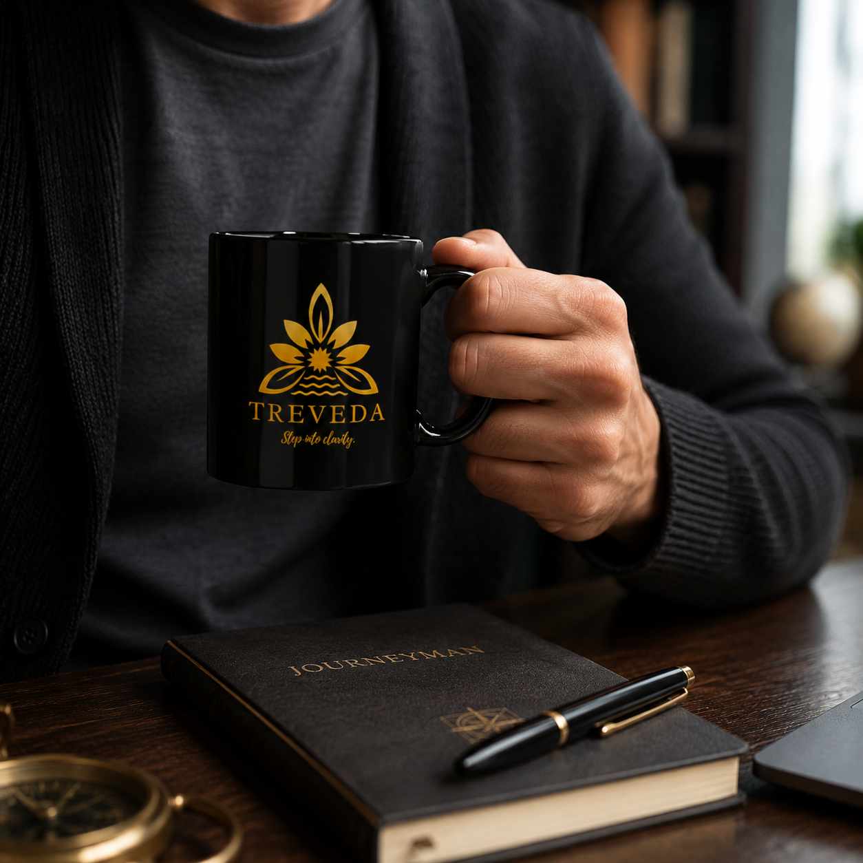 Treveda Signature Mug — Step Into Clarity
