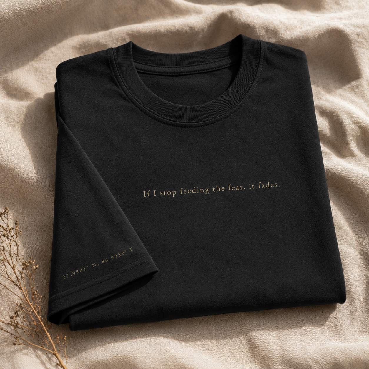 If I Stop Feeding the Fear, It Fades — Spiral Tee