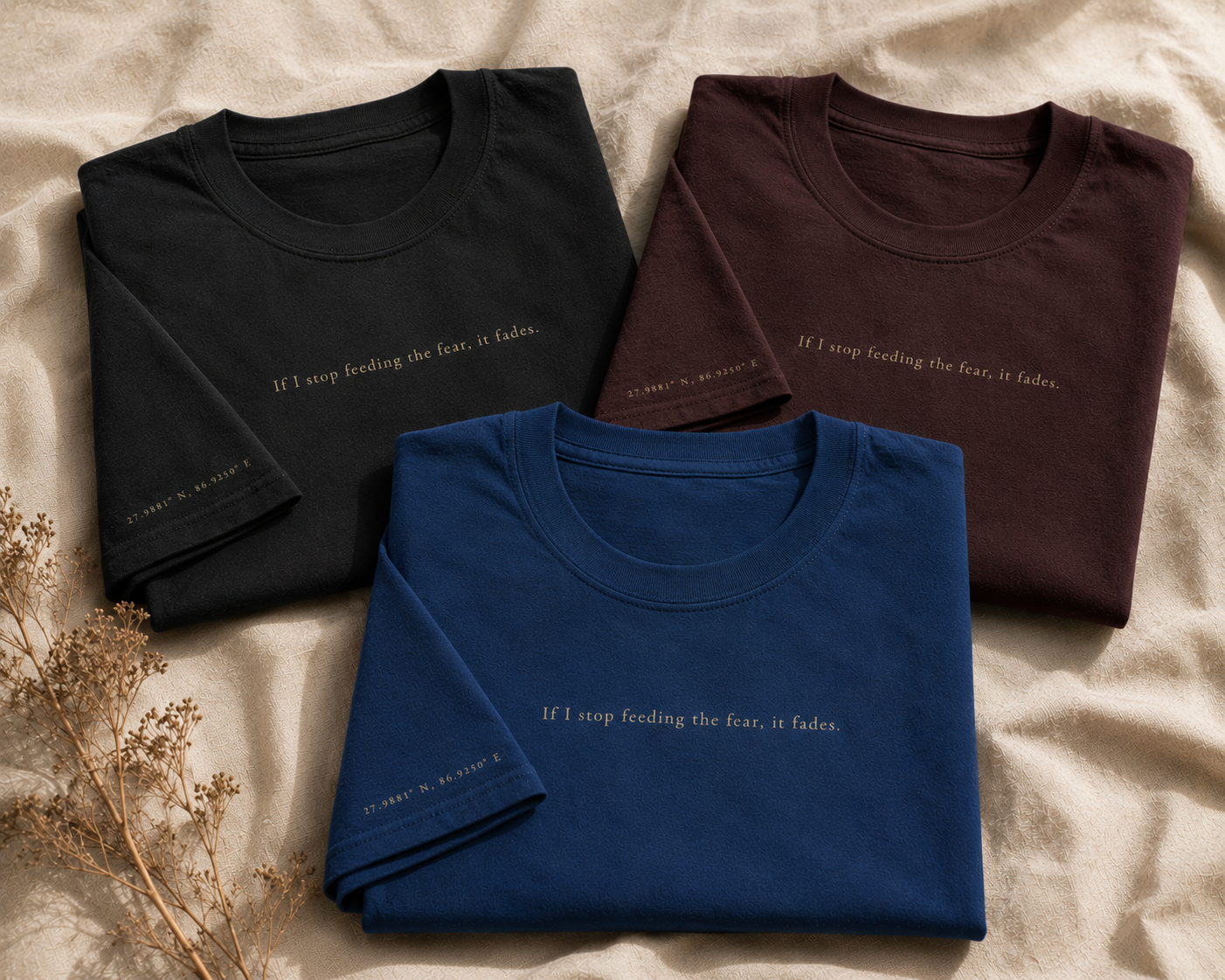 If I Stop Feeding the Fear, It Fades — Spiral Tee