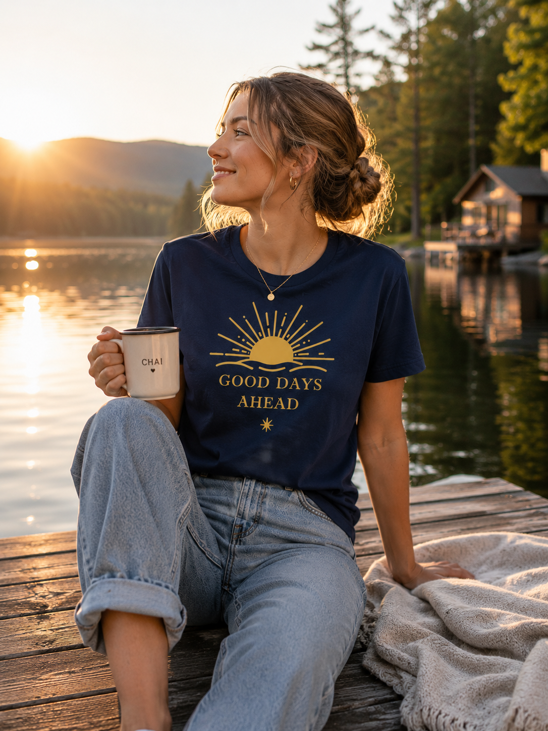 Good Days Ahead T-Shirt | Inspirational Sunrise Tee | Positive Mindset Shirt | Motivational Graphic Tee | Unisex Comfort Shirt
