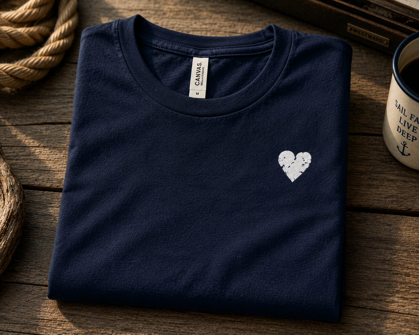 The Harbor Tee | Be Present. Be Grateful.