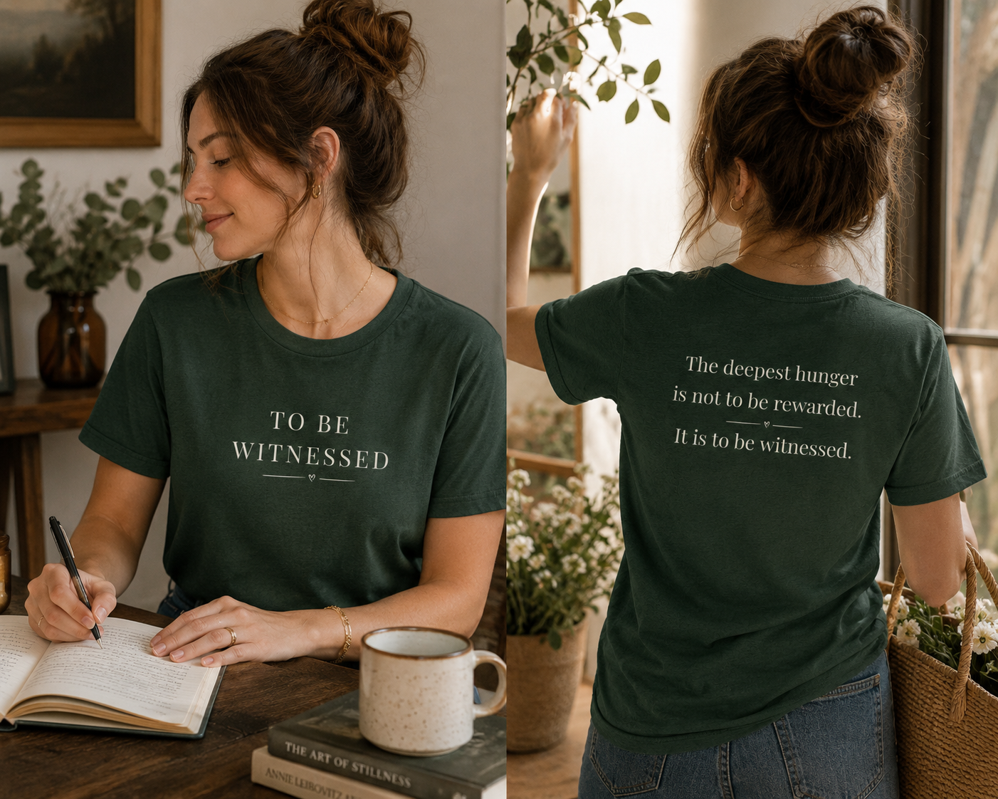 To Be Witnessed Shirt | Literary Quote T-Shirt | Writer Gift | Book Lover Tee | Introvert Shirt | Meaningful Quote Apparel
