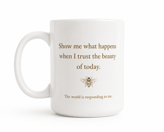 Trust the Beauty of Today – 20 oz Jumbo Ceramic Mug