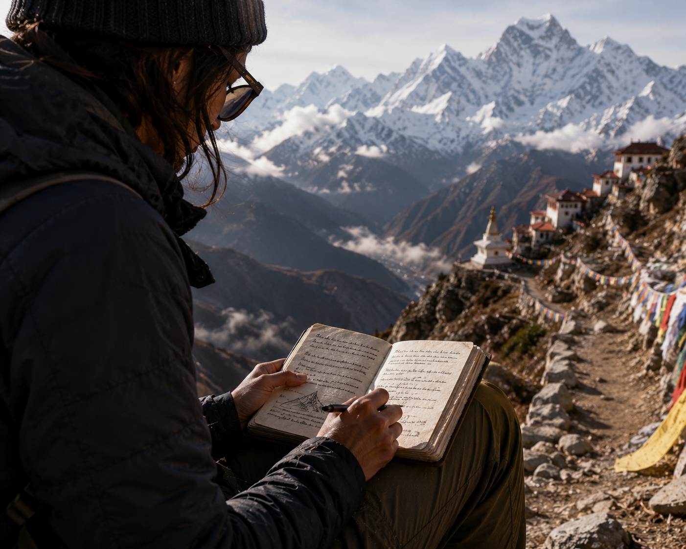 TREVEDA Leather Handheld Journal — 5" × 7"