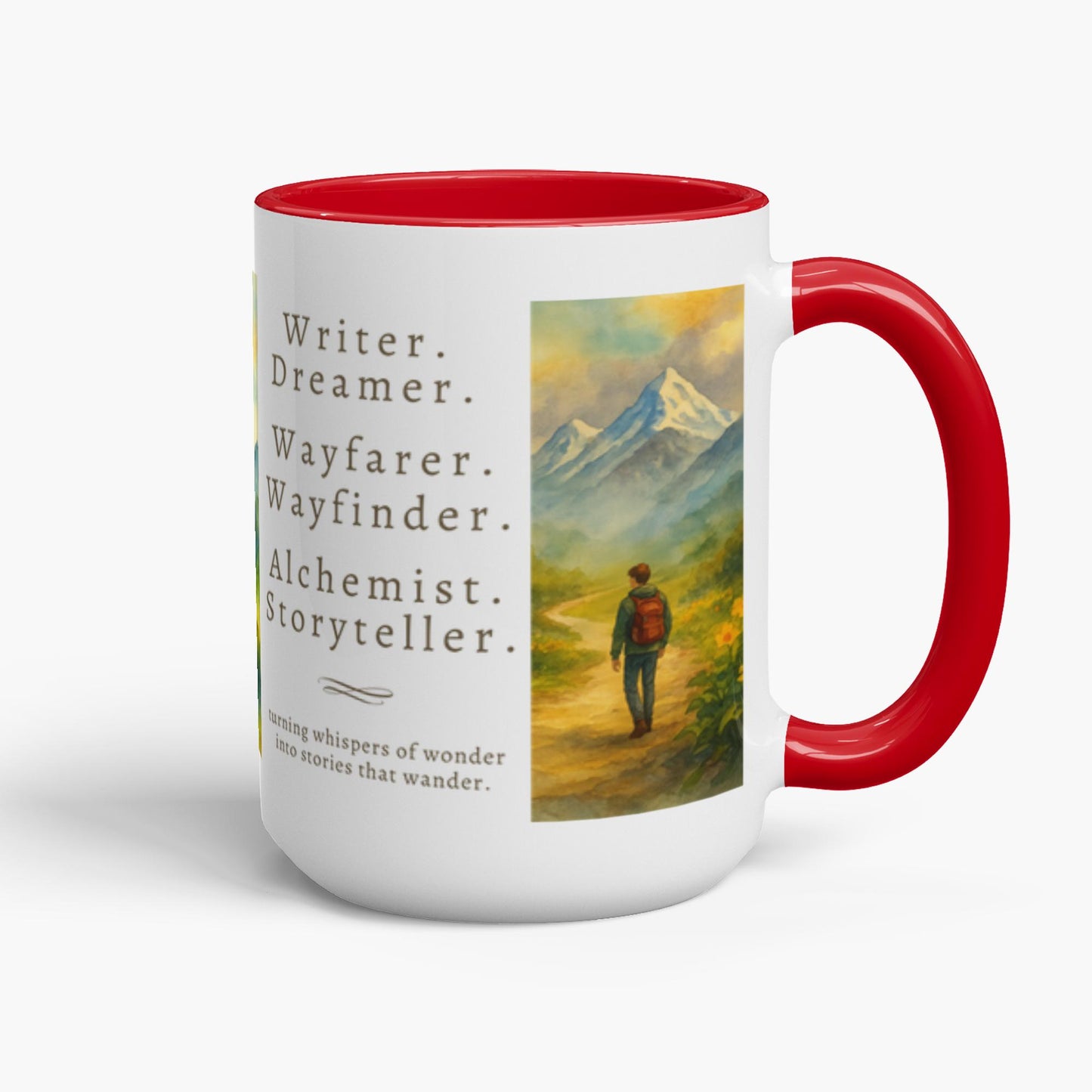Writer Mug | Dreamer Wayfarer Mug | Gift for Writers | Storyteller Coffee Mug | Fantasy Reader Gift | Author Mug | Alchemist Mug