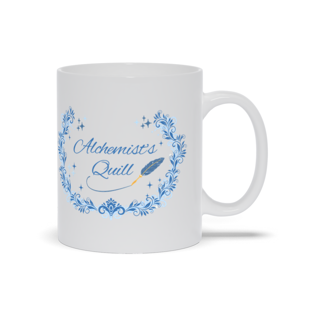 Alchemist's Quill Mug | Writer Coffee Cup | Literary Gift for Authors | Book Lover Mug | Reading Nook Mug | Journal Lover Gift | 11oz 15oz